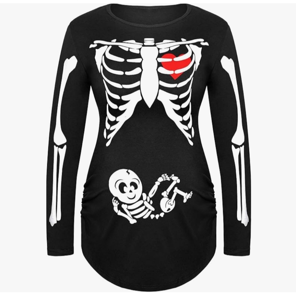 Women's Funny Halloween Maternity Pregnancy Shirt